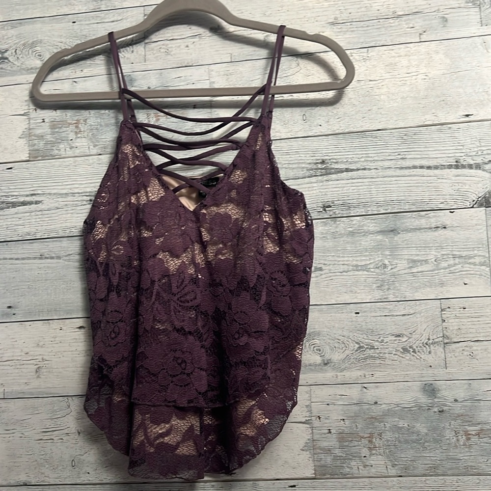 Brand new Purple Crop Top